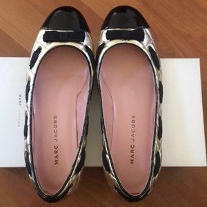 Marc Jacobs Leather Quilted Flats